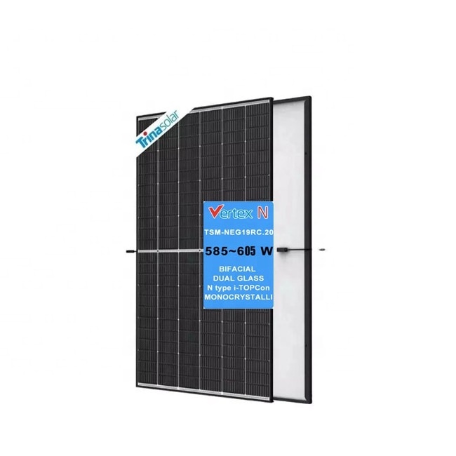 nuuko Solar Mono Half Cut 605W Europe Warehouse Stock Trina Solar Panels