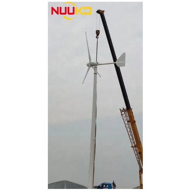 NUUKO 5000 watt 8kw 10kw  Wind Turbines 48V 96V 120V 220V Voltage Wind Power Generation System