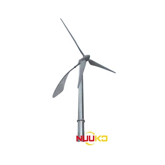 Nuuko 20kw 10kw 5kw Vertical Wind Turbine Magnetic Levitation Generator On-Off Grid Home Use 5000W Power Lead-Acid Battery Type