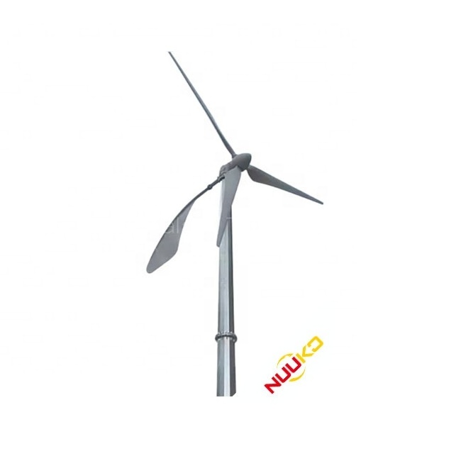 Nuuko 20kw 10kw 5kw Vertical Wind Turbine Magnetic Levitation Generator On-Off Grid Home Use 5000W Power Lead-Acid Battery Type