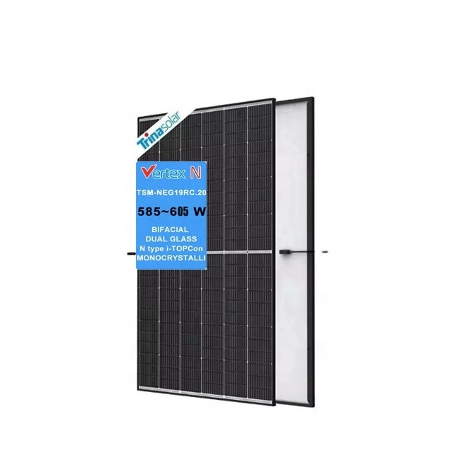 nuuko Solar Mono Half Cut 605W Europe Warehouse Stock Trina Solar Panels