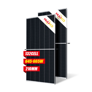 Nuuko solar power panel for houses sun power 800w pv module 400 w 500w bifacial panneaux solaire