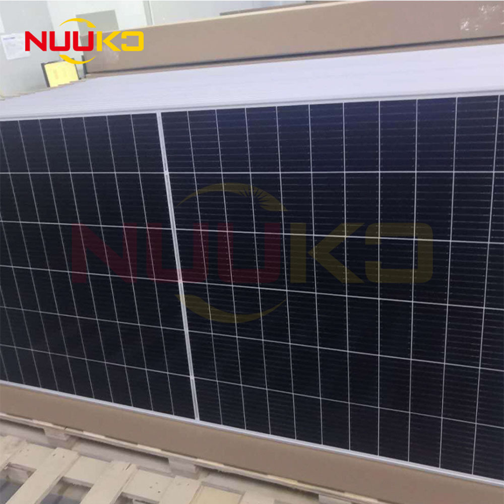 Nuuko Hot Selling Mono 550 Watts 560w 600w Half Cut Solar Panels with EU Poland Warehouse Stock for Home Use