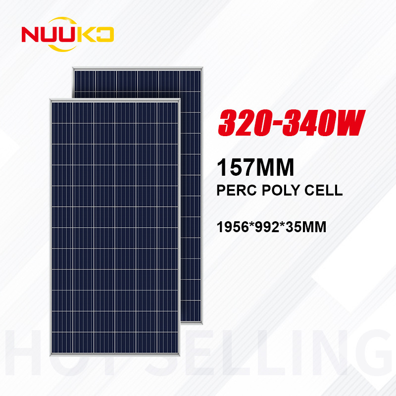 Best Selling Nuuko Poly Solar Panels in 320 330 340 watt Pv Solar Panels in Stock