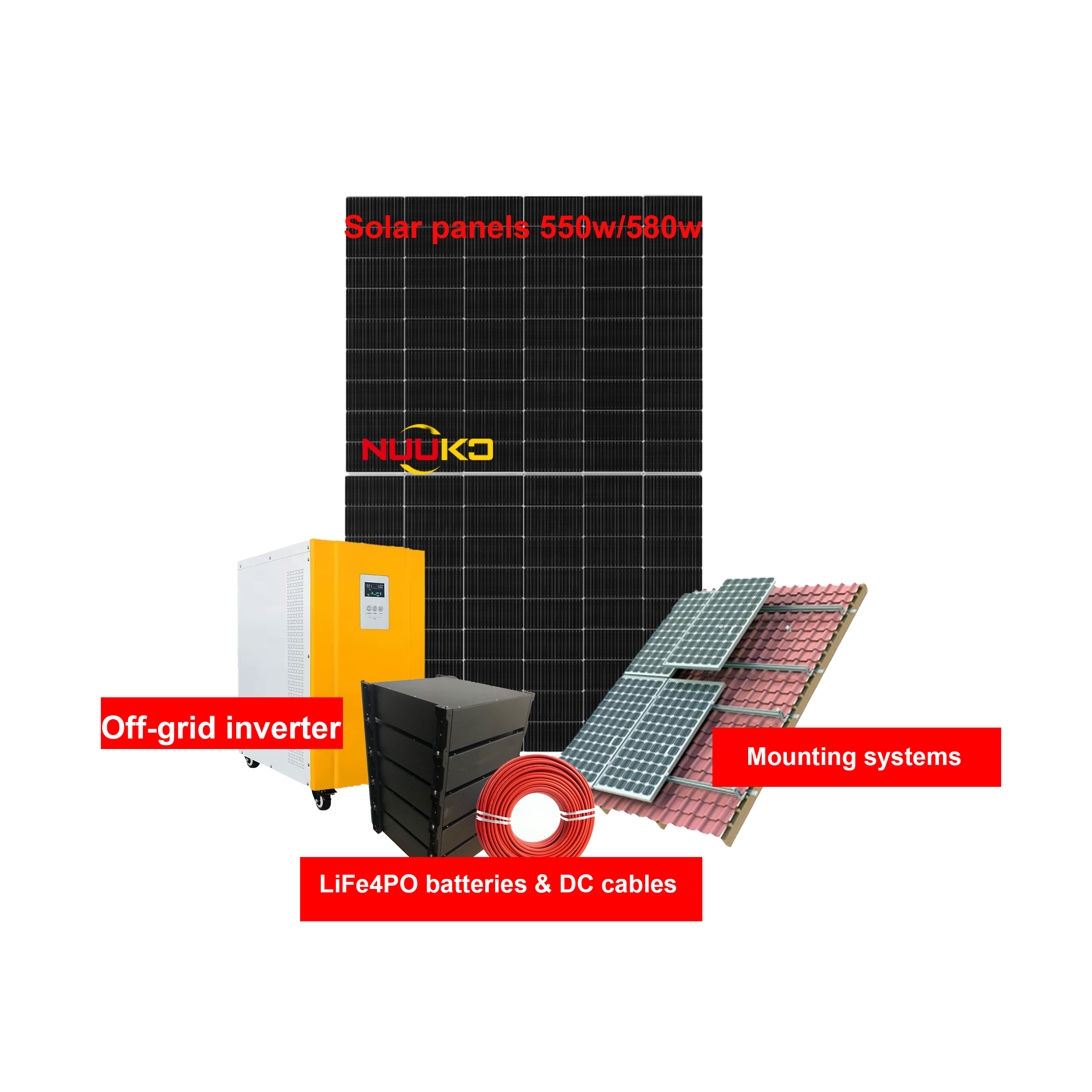 2024 5000W Solar Panels 8kw solar system off grid 10000 watts full set solar kit photovoltaic solar systems