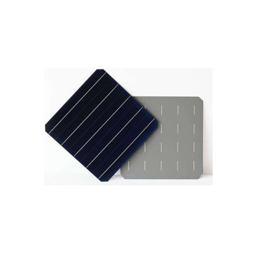 Grade A High-efficiancy solar cell 156.75mm monocrystalline single solar cell for solar panel system