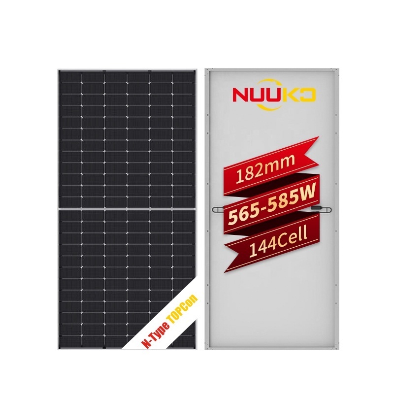 N Type Solar Panels 580W Solar Panel Selected Hjt Shingled Solar Panel Residential And Commercial Use