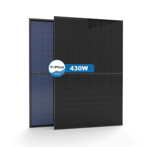 Double Glass Solar Panels 400 Watt 410W 430W N Type Bifacial Photovoltaic Panel All Black Pv Modul Topcon Black Solar Panel