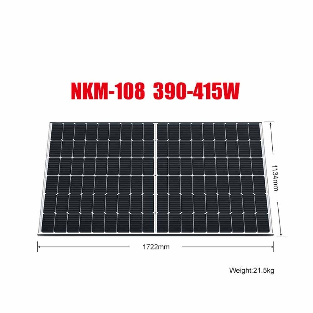 Nuuko Power 400w 405w 410w solar power set up Module 400w solar panel Europe mono Photovoltaic PV Solar with Factory Price