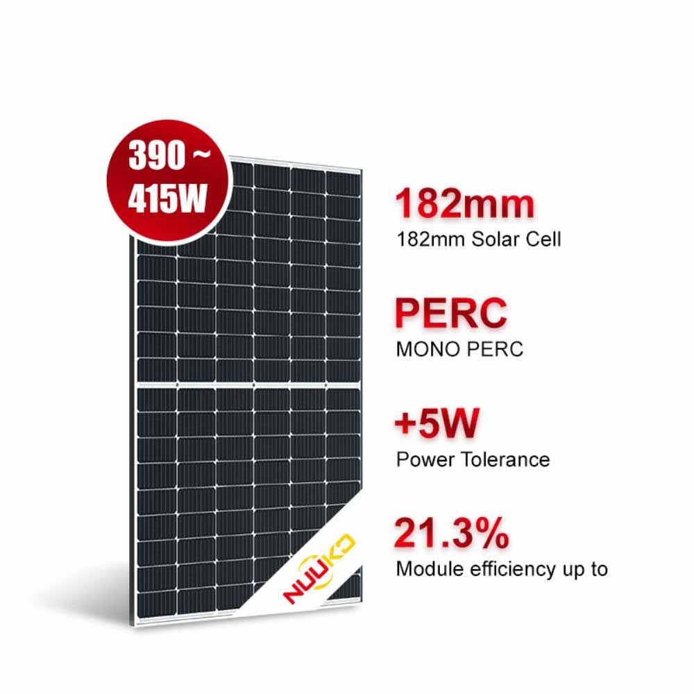 Nuuko Power 400w 405w 410w solar power set up Module 400w solar panel Europe mono Photovoltaic PV Solar with Factory Price