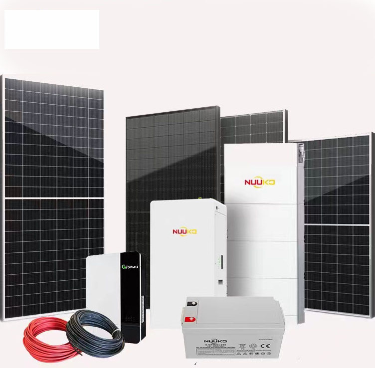 Nuuko 1kw 3kw 5kw 10kw 15kw 20kw solar panel energy commercial system Complete Kit Price of Photovoltaic  400w Solar Panel