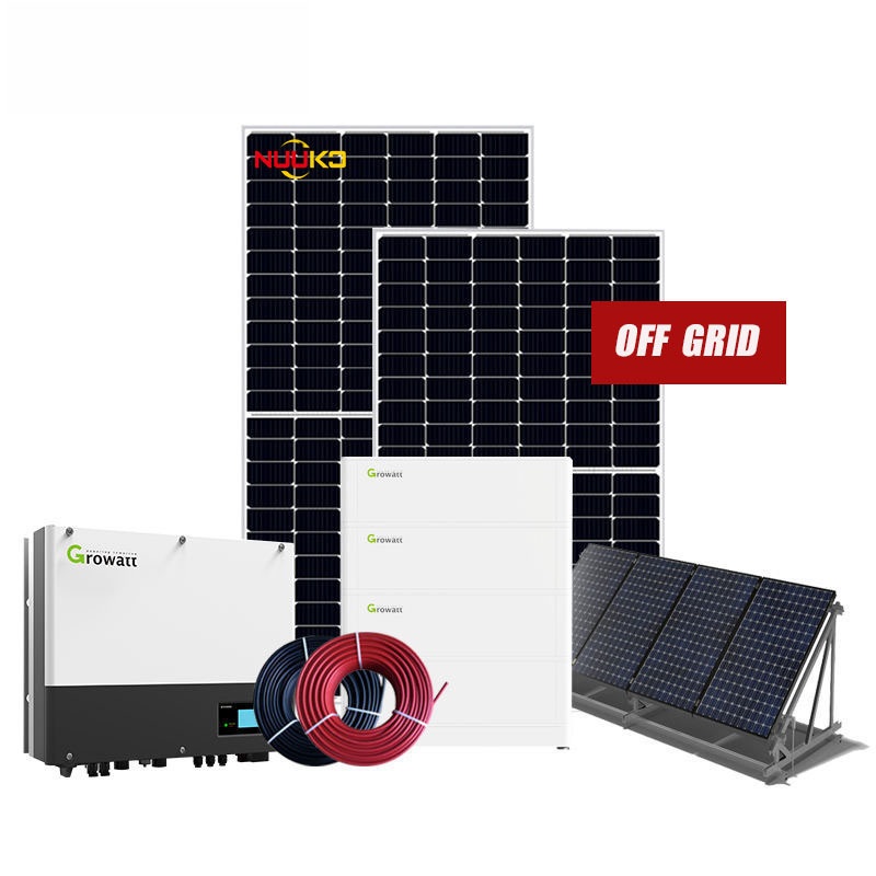 Nuuko 1kw 3kw 5kw 10kw 15kw 20kw solar panel energy commercial system Complete Kit Price of Photovoltaic  400w Solar Panel