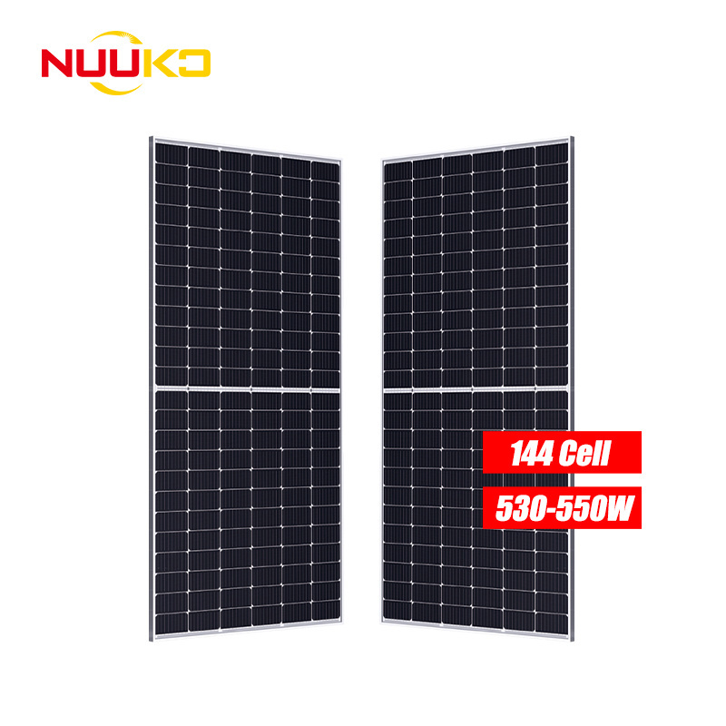 Quality Guaranteed Anodized Aluminium Alloy Frame Perc/Half Cell Solar Panels 530W-550W For Solar Power System