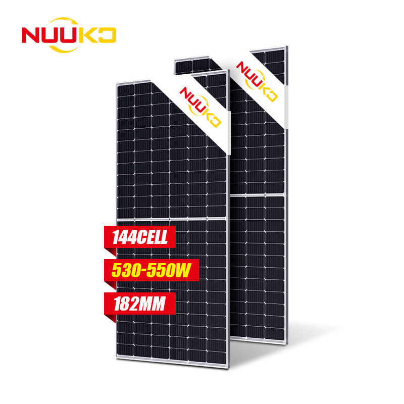 Quality Guaranteed Anodized Aluminium Alloy Frame Perc/Half Cell Solar Panels 530W-550W For Solar Power System