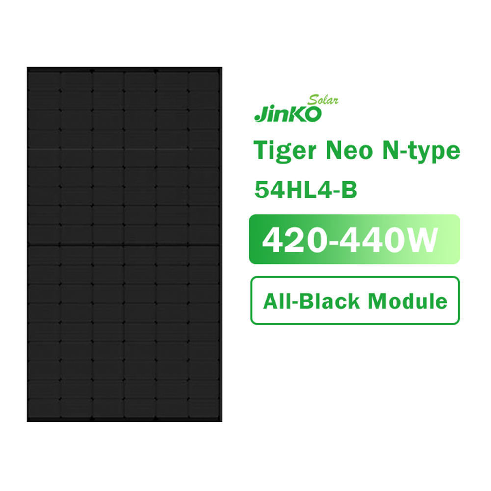 Poland Stock Jinko 420W Black Frame N Type I-Topcon Dual Glass  425W Solar Panel