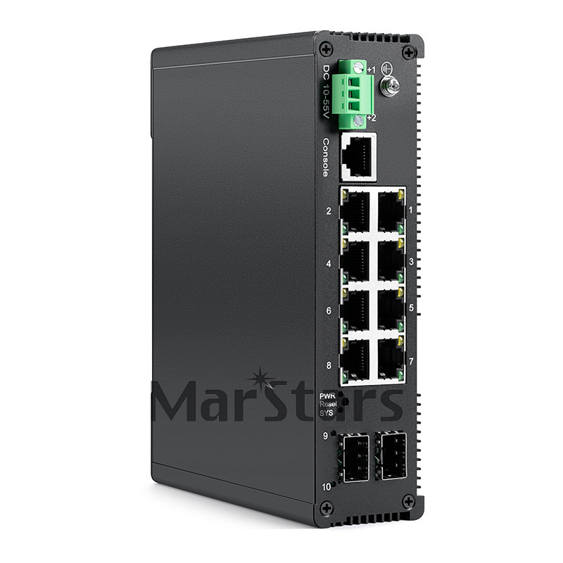 European Quality Harsh Enviroment Huawei 24 16 Watchdog Industrial Poe Switch 8 Port With Up Link 220 V