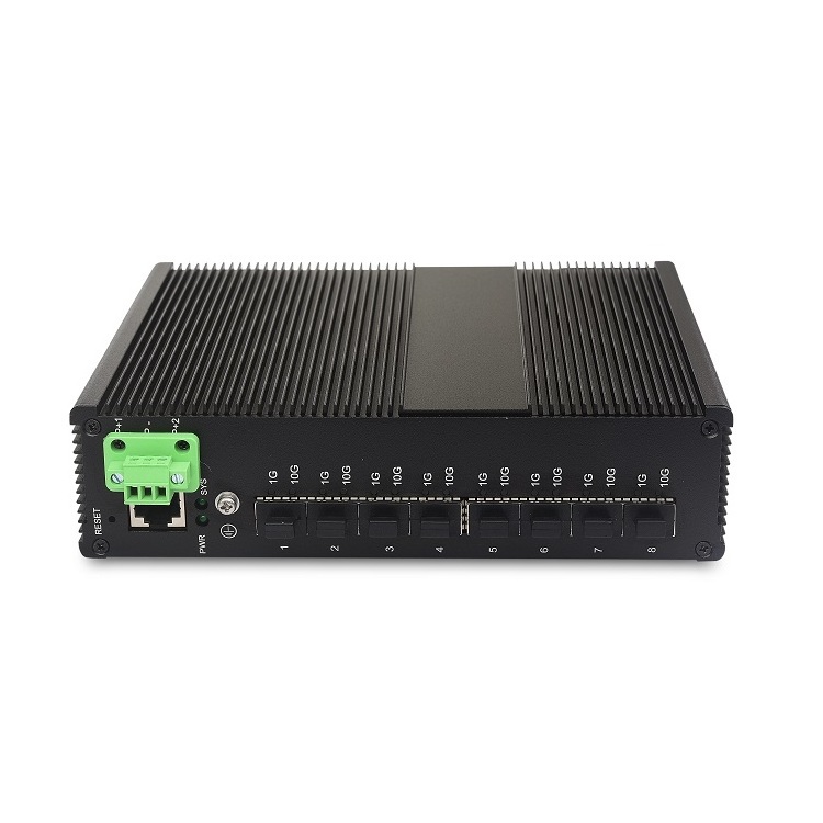 8 port 10g switch with 8*10Gbps 1G/10G SFP+ L2/ L3 managed 10g fiber switch