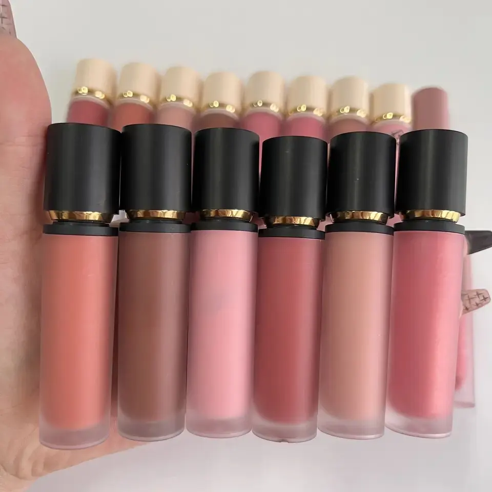 Factory Wholesale makeup your own lipstick Private Label Big Tube Matte waterproof long lasting Liquid Lipstick