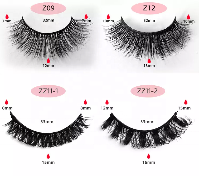 Glue free Self adhesive Eyelashes 3D Black Band Lashes Curling Realistic Natural Thick False Eyelashes