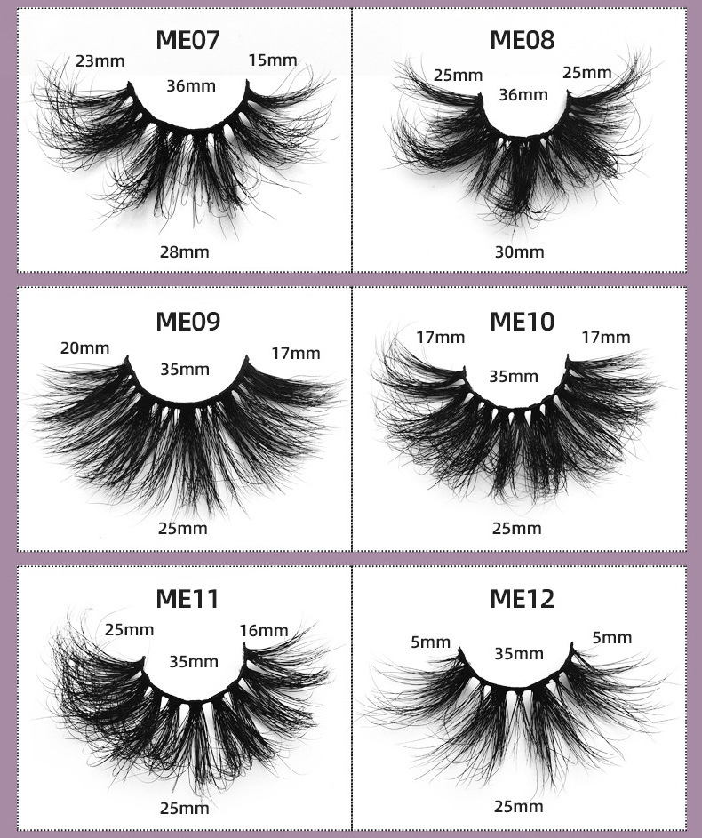 Wholesale 100% Real mink lash extensions Eyelashes Private label 5D fluffy vegan mink Cotton Band Eyelashes