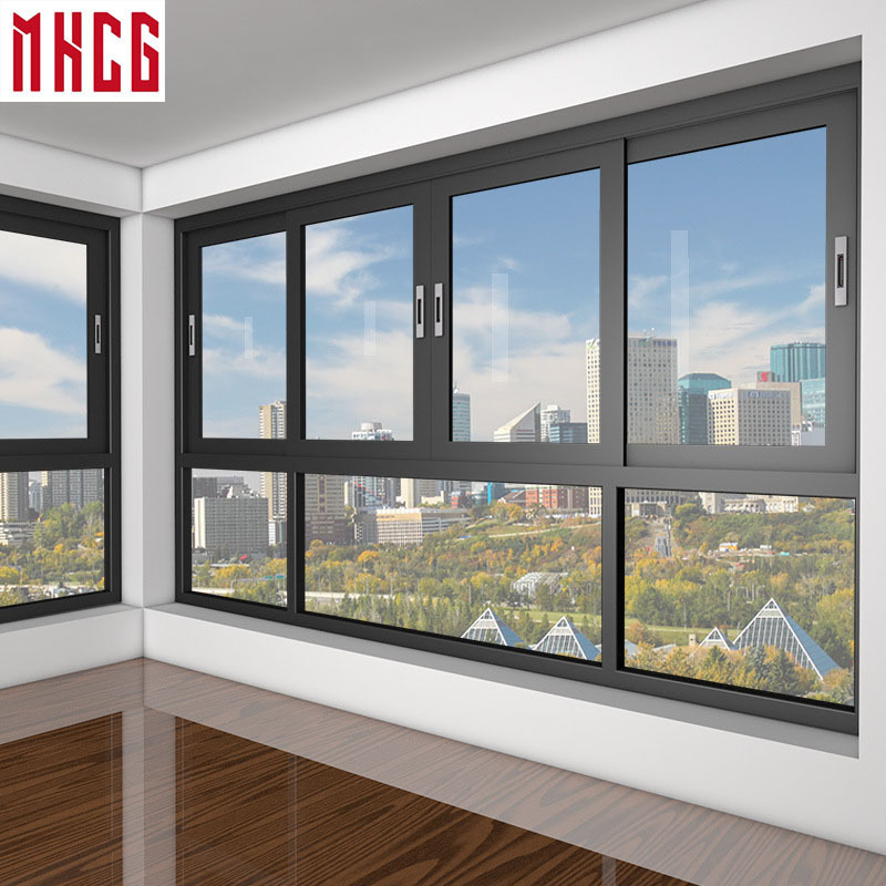 MHCG Aluminium Windows Soundproof Durable Aluminum Fenster Doors and Windows