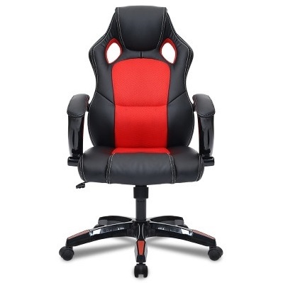 Hot selling Glod Adjustable hight Reclining PU Leather PC Computer Gaming Racing Seat Chair