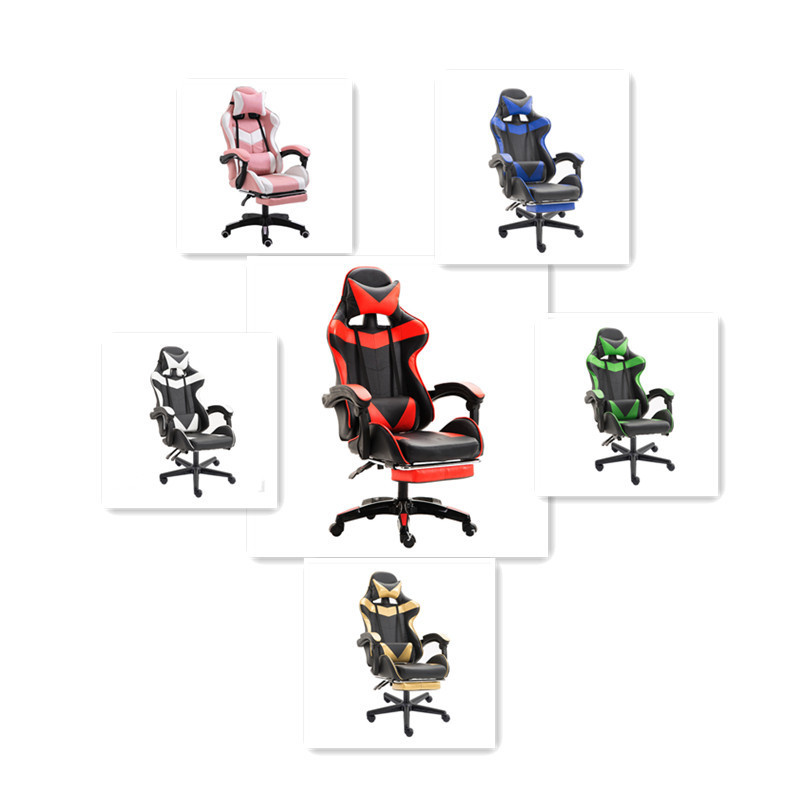 Wholesale White LED Racing Gamer Removable Cheap Good Quality Pu Leather Pink Zero Gravity Gaming Chair