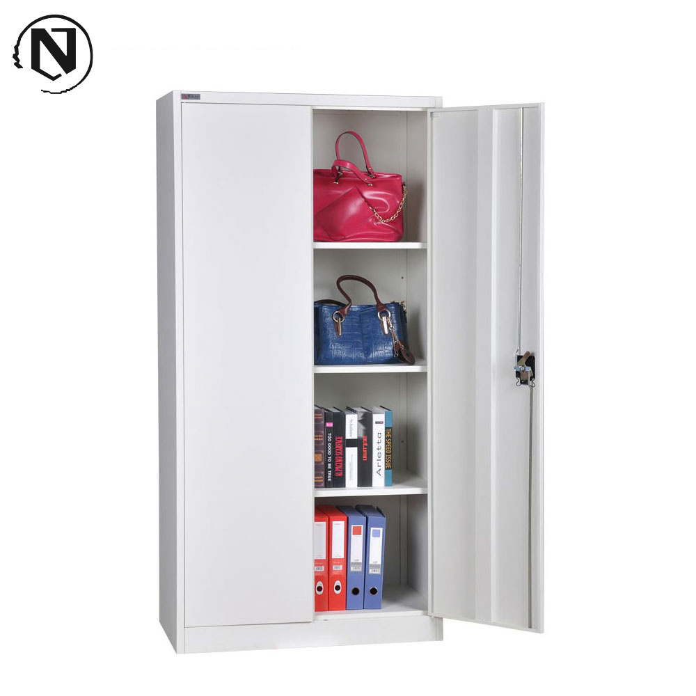 High Quality Multi-function  Design Bedroom Metal Wardrobe Closet With Clothes Hanger Rod