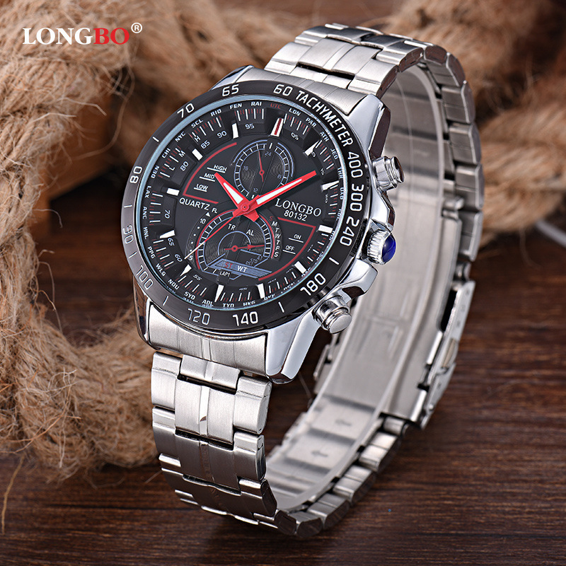 LONGBO 80132  men Top Brand fashion watch quartz watch male relogio masculino men  sports Analog Casual  Quartz Wristwatches