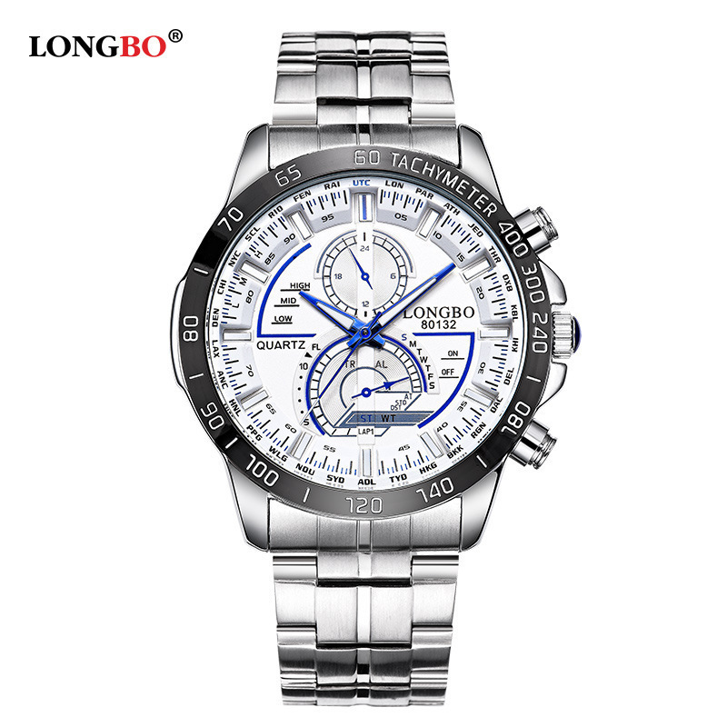 LONGBO 80132  men Top Brand fashion watch quartz watch male relogio masculino men  sports Analog Casual  Quartz Wristwatches