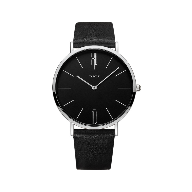 YAZOLE 506 Tik Tok Reloj Luxury Business Men Watch Brand Quartz Minimalist Simple Leather watches for men smart