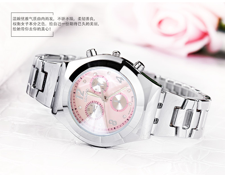 LONGBO 8399 Ladies Quartz Watch Fashion Stainless Steel Luxury Brand Watch