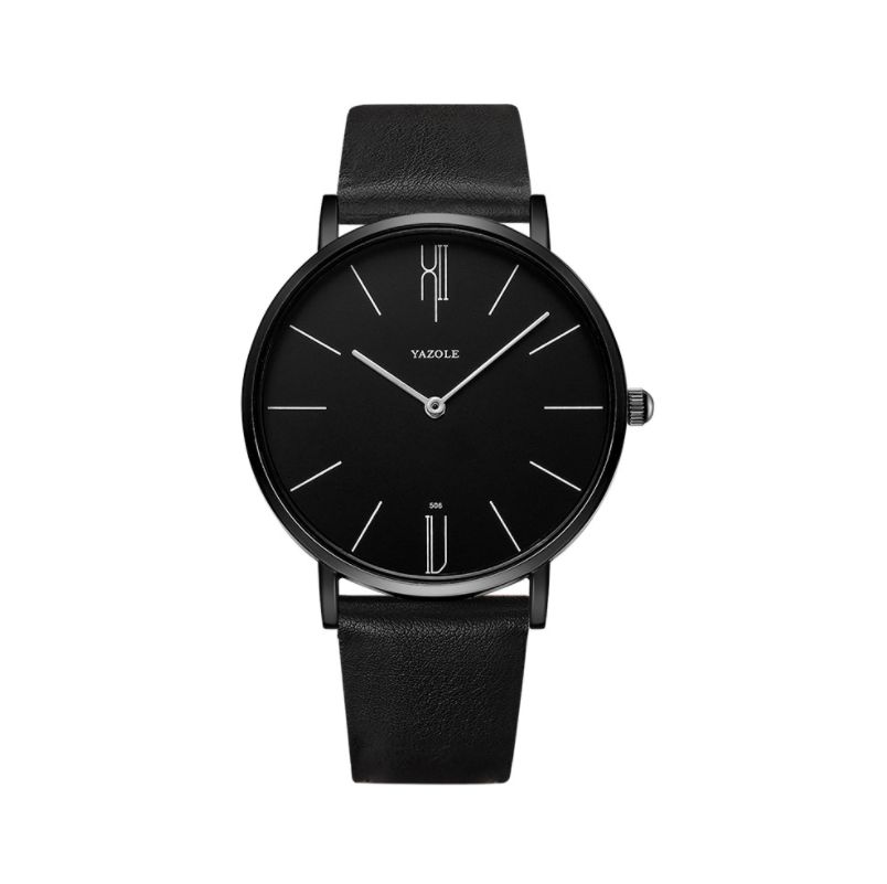 YAZOLE 506 Tik Tok Reloj Luxury Business Men Watch Brand Quartz Minimalist Simple Leather watches for men smart