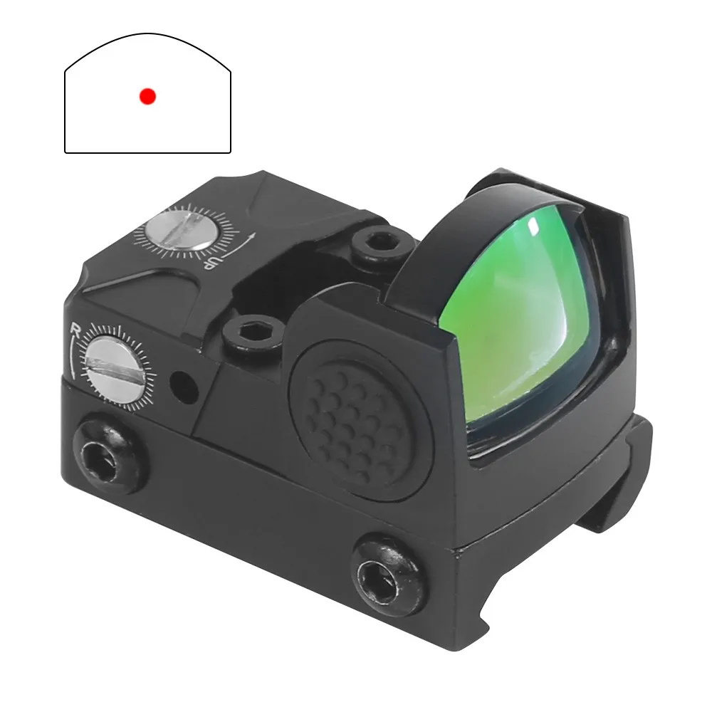 Best Mini Reflex Red Dot Sight  with 12 Brightness Levels Low Power Consumption Scope Accessories