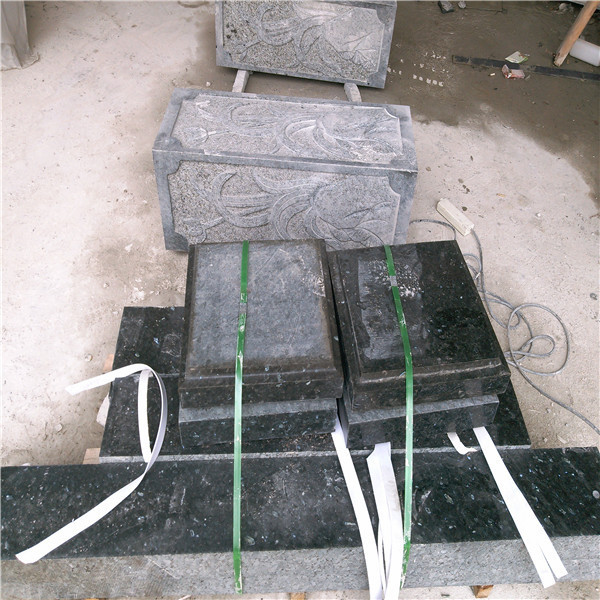 Norway Emerald Pearl polished finished in cut to size tiles and slabs gravestone tombstones