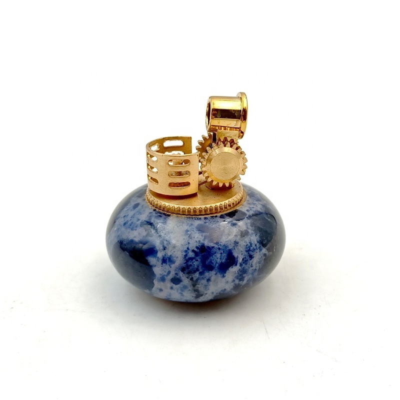 New designs hot sale blue marble  lighter for cigar lighter