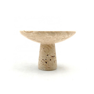 Nanwei Stone Custom Logo Travertine Natural Stone Scented Incense Holders for Sticks