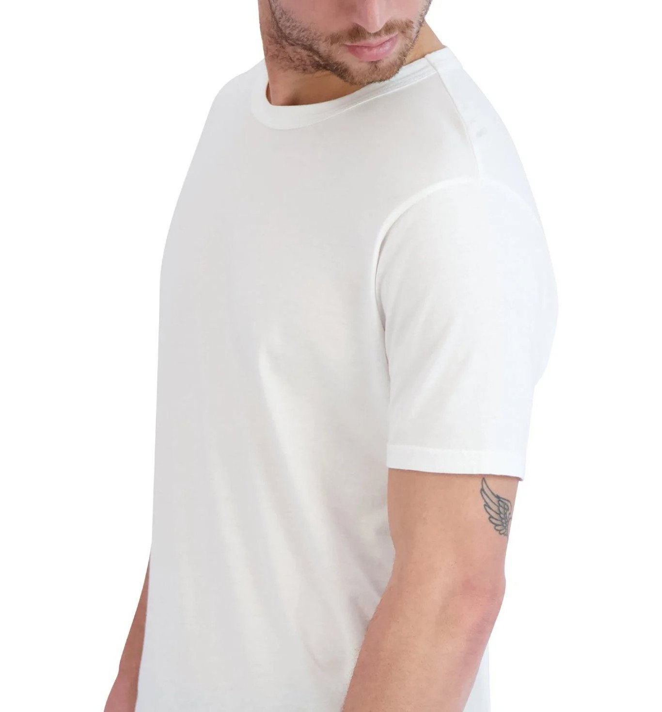 Wholesale Custom 100% Cotton Men  Plain White o-neck T Shirt