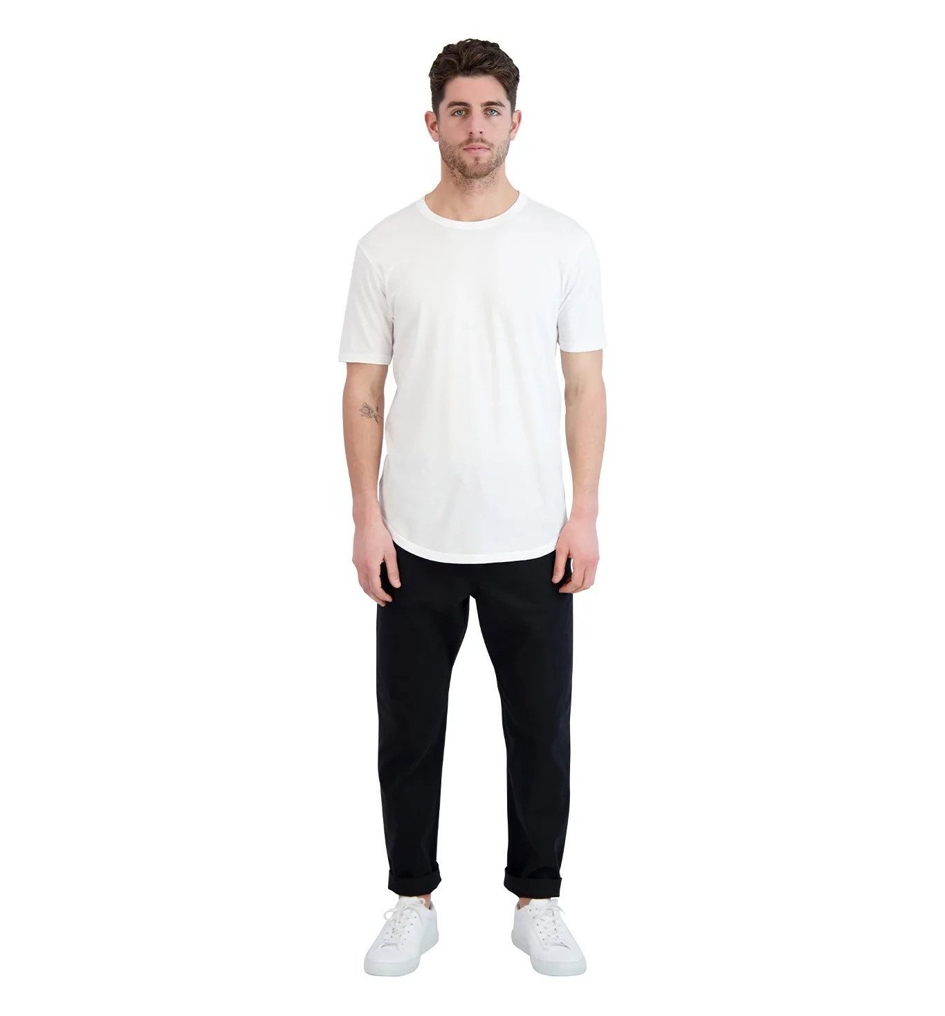 Wholesale Custom 100% Cotton Men  Plain White o-neck T Shirt