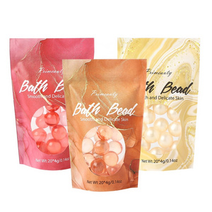 Bath Pearls Wholesale Bulk Round Heart Animal Shaped Moisturizing SPA Scented Bath Pearls Capsule Essential Oil Bath Beads