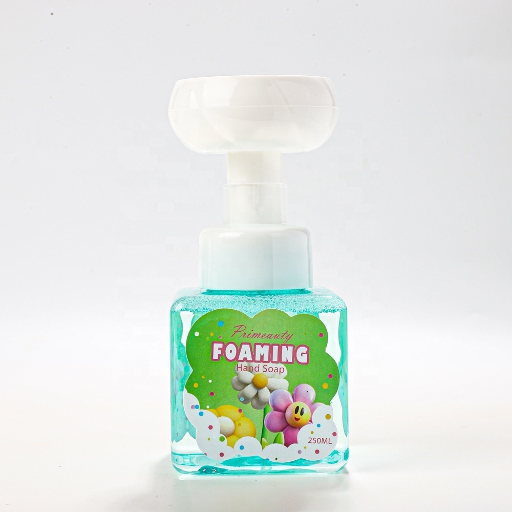 Kids Adults Cruelty Free and Vegan Friendly Flower Stamp Moisturizing Foam Hand Wash Soap