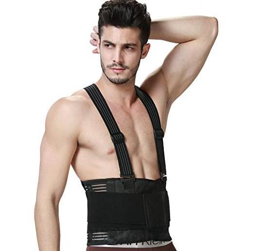 VUINO Back brace mesh Breathable adjustable waist support belt