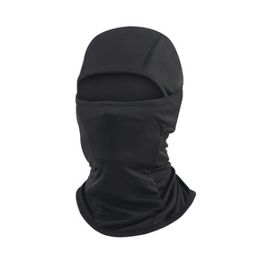 VUINO Wholesale Custom Logo Black Tapestry Knitted Ski Maskss Distressed Face mask Balaclava for women