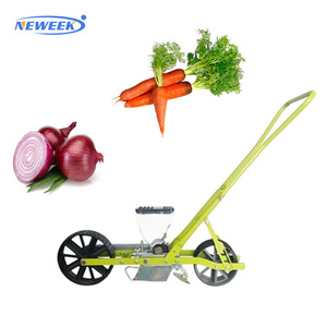 NEWEEK Factory price hand push single row onion celery pepper seed planter machine vegetable seeder