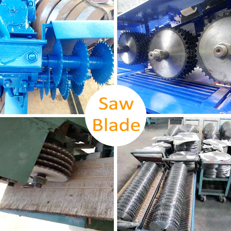 NEWEEK small price split wood sawing machine multiple blade multi rip saw machine