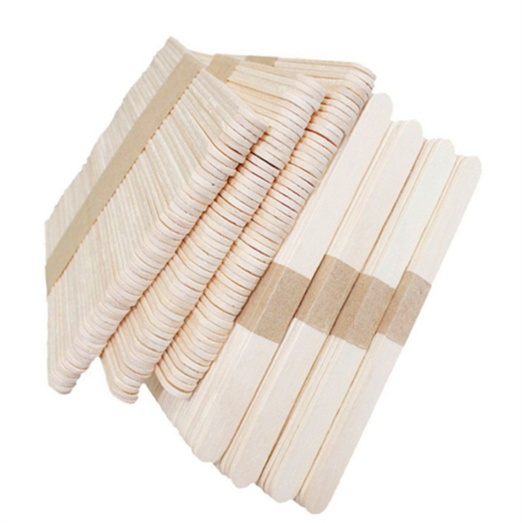 Hot Sale Food Grade Customized Packaging Eco Wood Ice Cream Sticks Popsicle