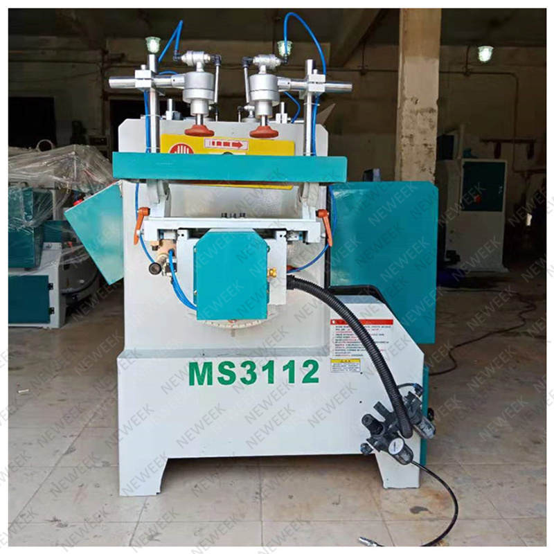 NEWEEK Automatic double head door lock mortising machines tongue and groove mortising machine for woodworking