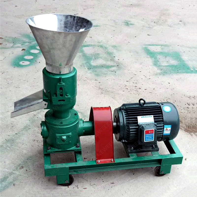 NEWEEK agricultural poultry forage granulator wheat bran wood sawdust pellet machine