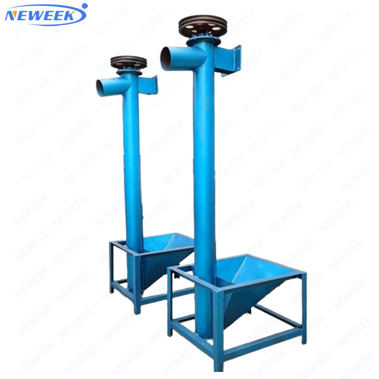 NEWEEK Best selling screw auger feeder conveyor with hopper rice hopper screw conveyor small screw feeder