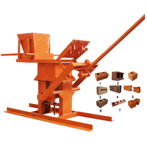 NEWEEK manual block eco hollow clay brick making machine small